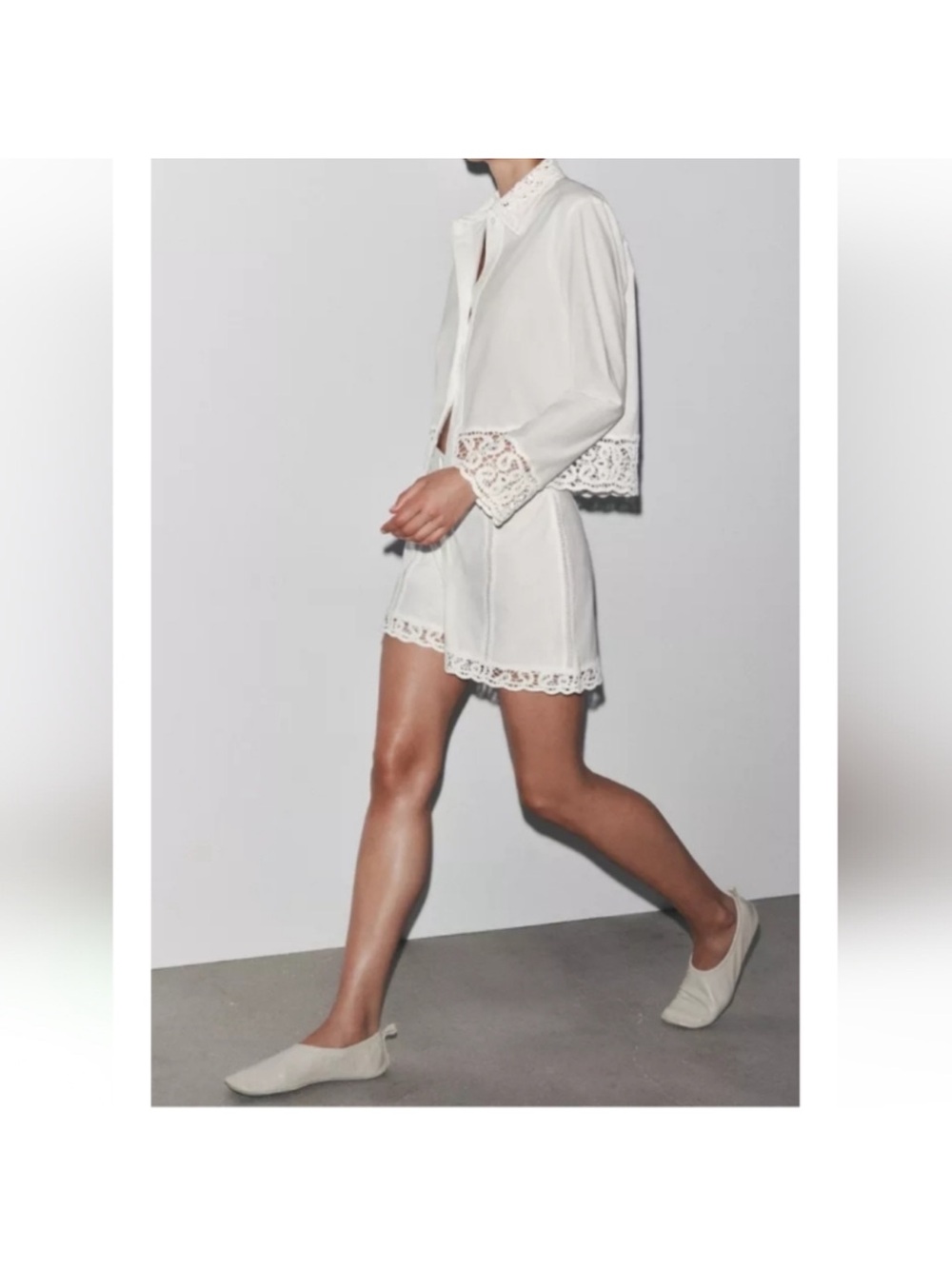 NEW: Zara Shirt & Shorts Set